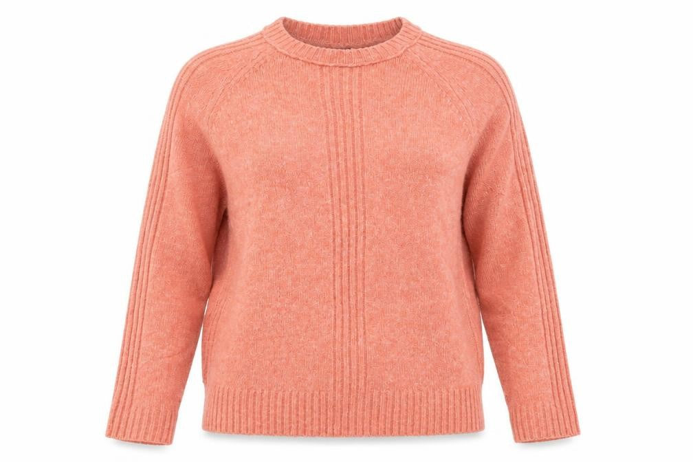 Marks and Spencer Womens Pink Crew Neck  Acrylic Pullover Jumper Size XS