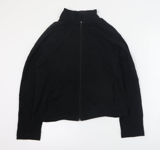 Marks and Spencer Womens Black   Jacket  Size 14  Zip