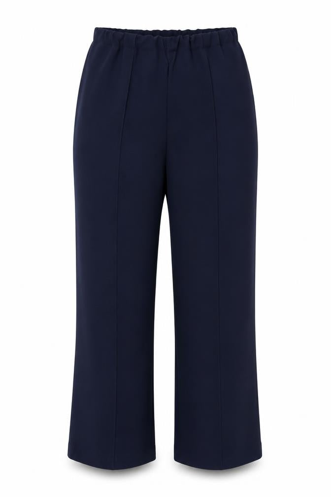 Mia Moda Womens Blue  Polyester Trousers  Size 12 L27 in Regular