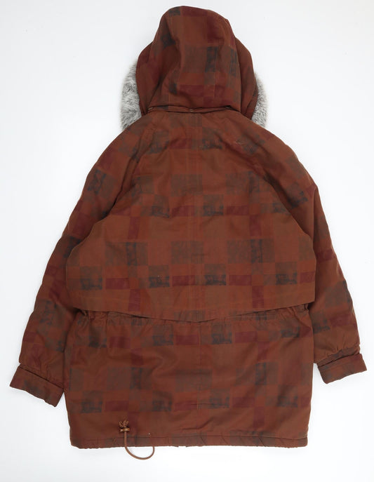 Microtouch Womens Brown   Jacket Coat Size 14