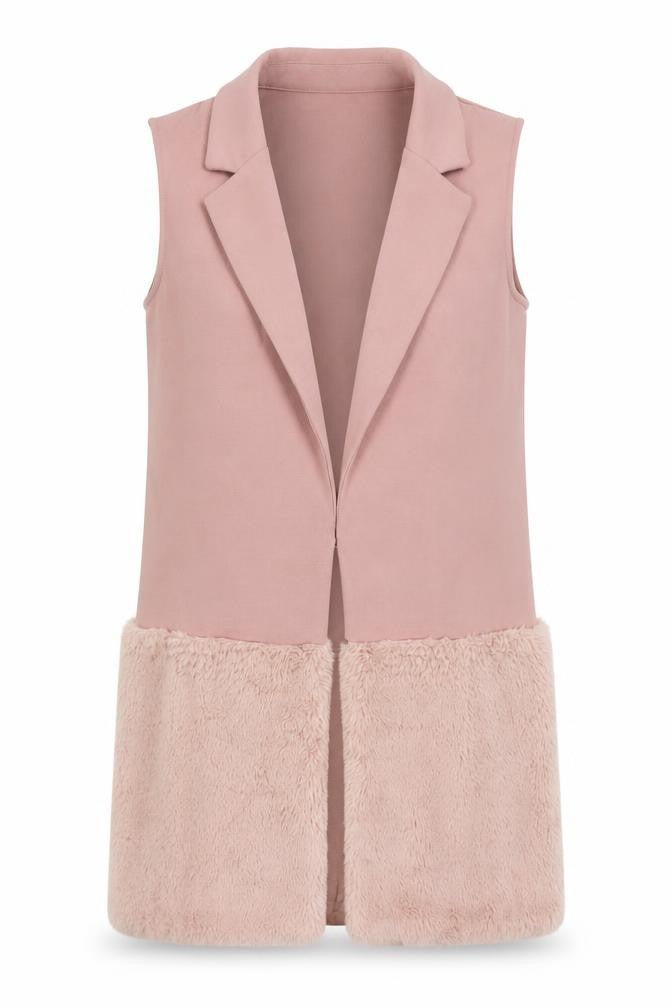 Select Womens Pink  Polyester Jacket Blazer Size 8