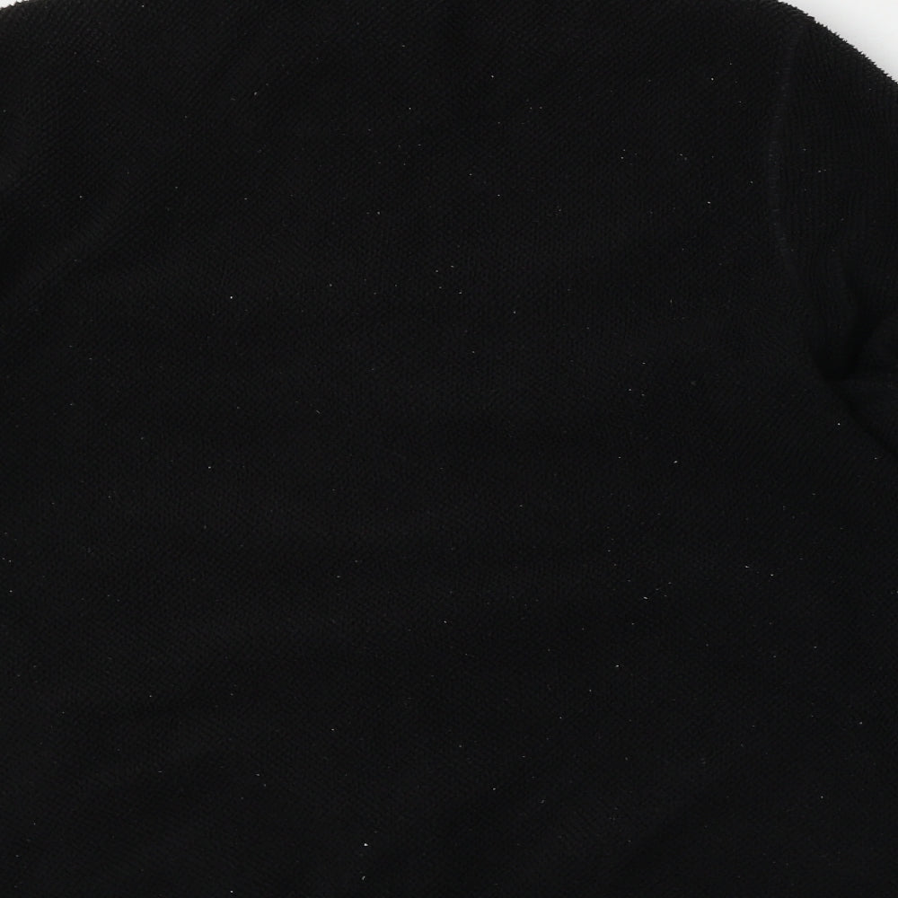 George Mens Black   Jacket  Size L  Zip