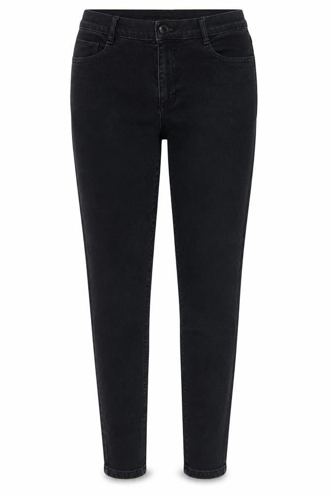 Marks and Spencer Womens Black  Cotton Skinny Jeans Size 10 L29 in Regular Zip