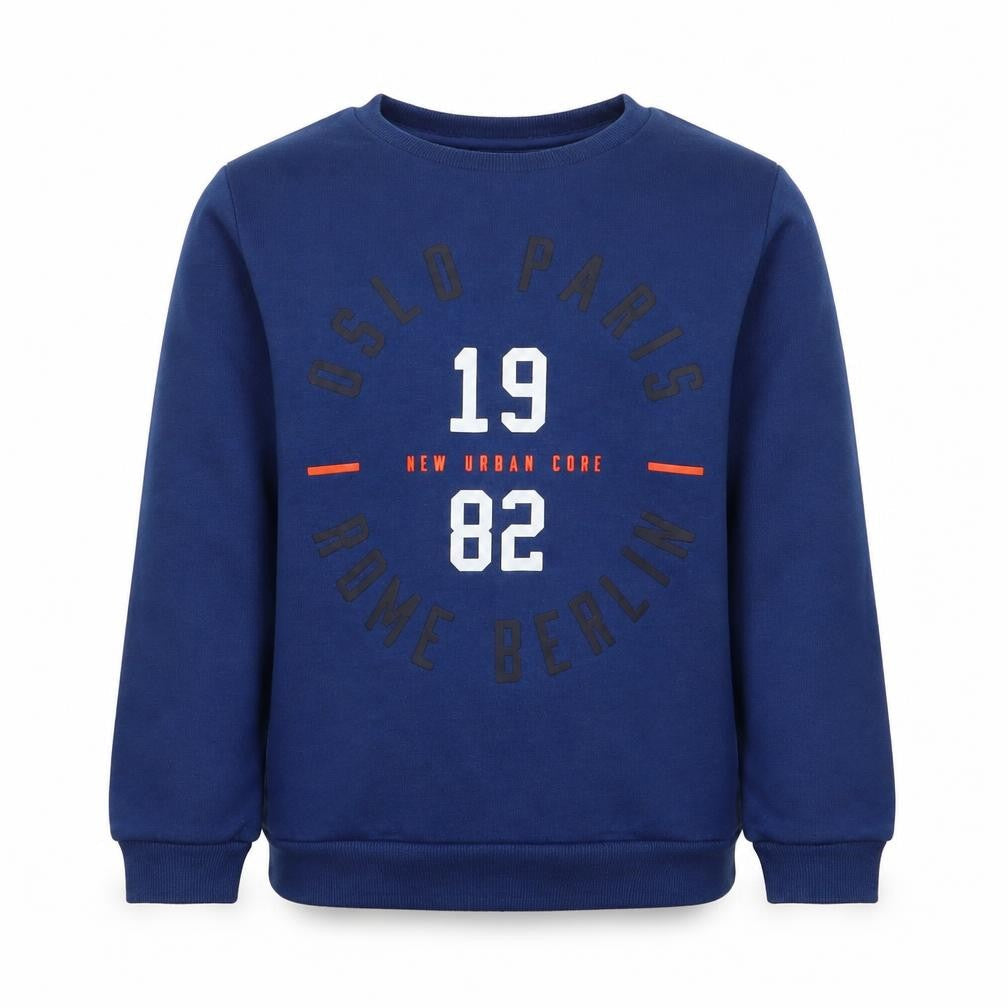 Primark Girls Blue  Cotton Pullover Sweatshirt Size 8-9 Years  Pullover
