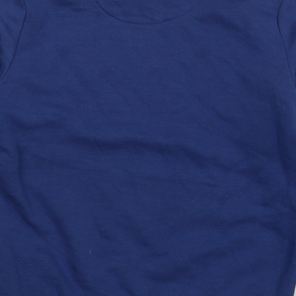 Primark Girls Blue  Cotton Pullover Sweatshirt Size 8-9 Years  Pullover