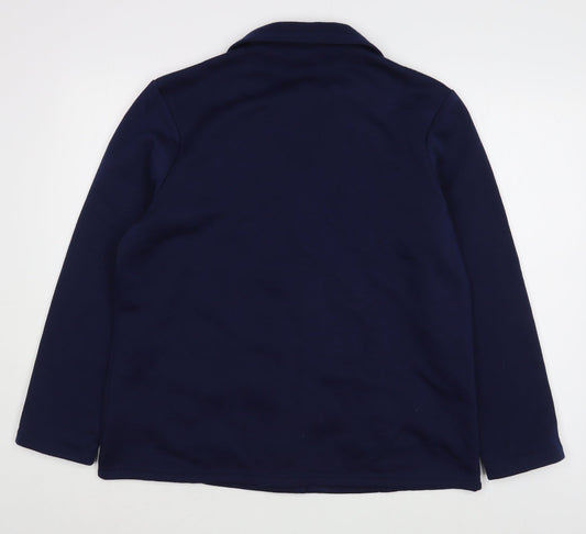 Damart Womens Blue   Jacket  Size M  Button