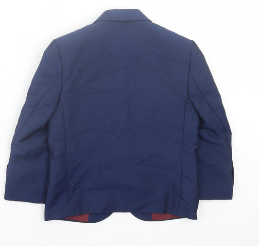 Creon Previs Boys Blue   Jacket Blazer Size 4 Years  Button
