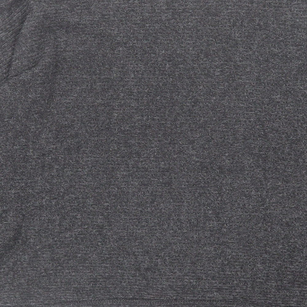 H&M Womens Grey Crew Neck  Viscose Pullover Jumper Size XS