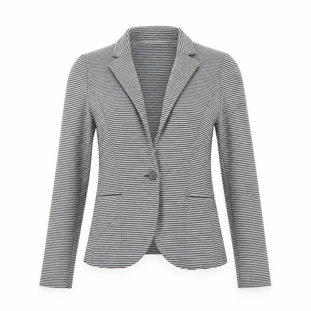 Next Womens White Striped  Jacket Blazer Size 10