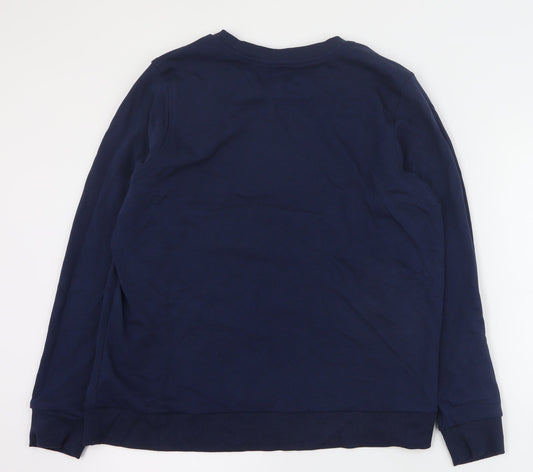 Marks and Spencer Womens Blue  Cotton Pullover Sweatshirt Size 18  Pullover - Jubilee