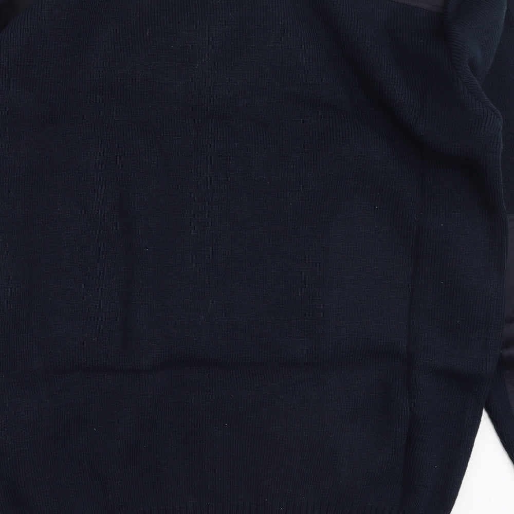 fasttrack Mens Blue  Acrylic Pullover Sweatshirt Size 2XL