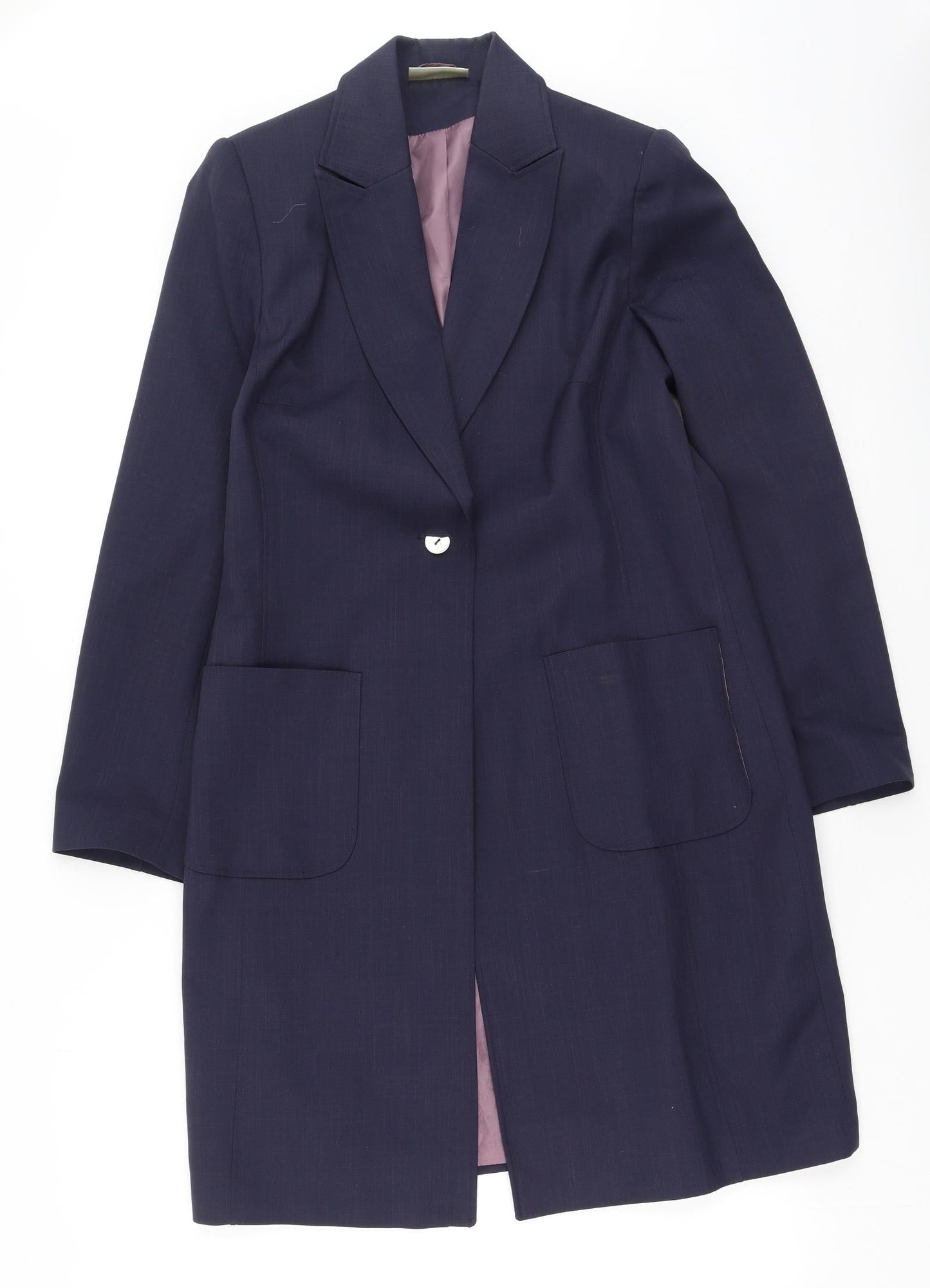 Kit Womens Blue  Polyester Fit & Flare  Size 12  V-Neck