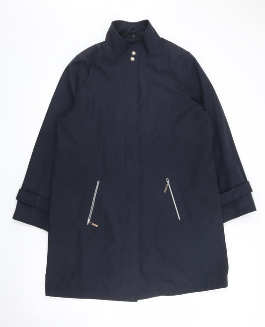 David Parry Womens Blue   Jacket Coat Size 14