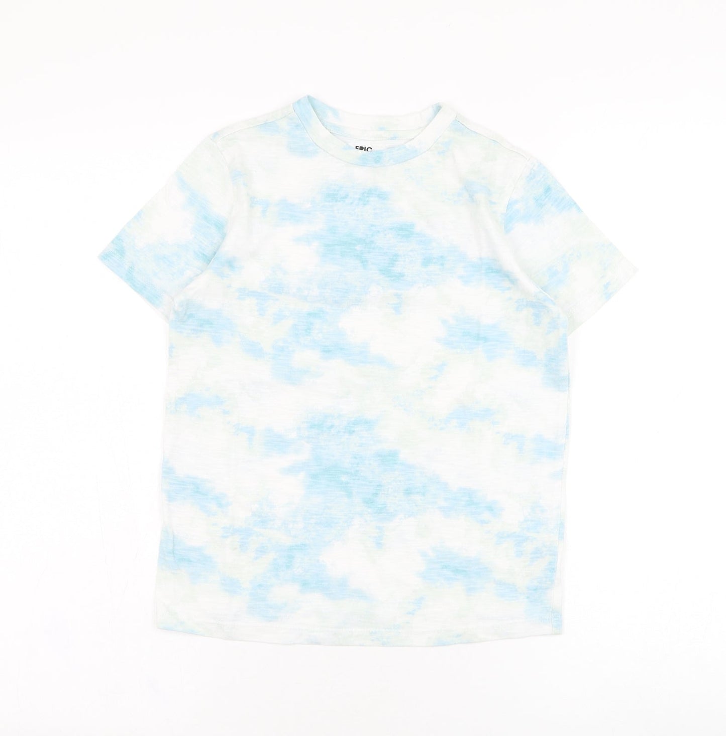 Epic Threads Boys Blue  Cotton Basic T-Shirt Size S Round Neck Pullover