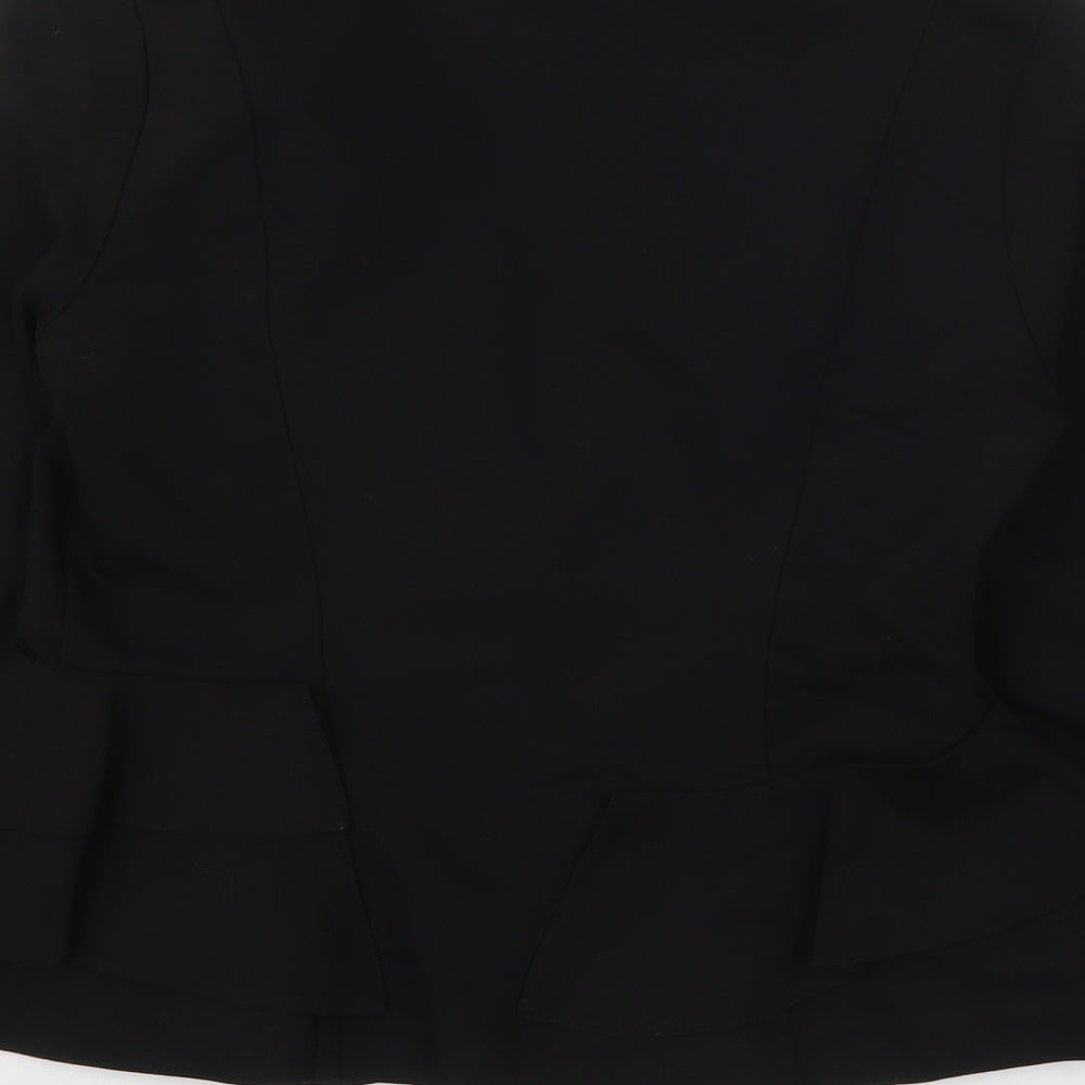 Topshop Womens Black   Jacket Blazer Size 8