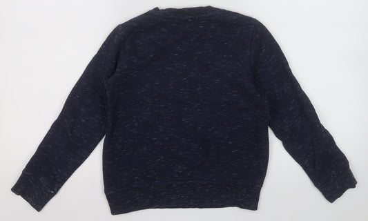 inextenso Boys Blue  Polyester Pullover Sweatshirt Size 8-9 Years