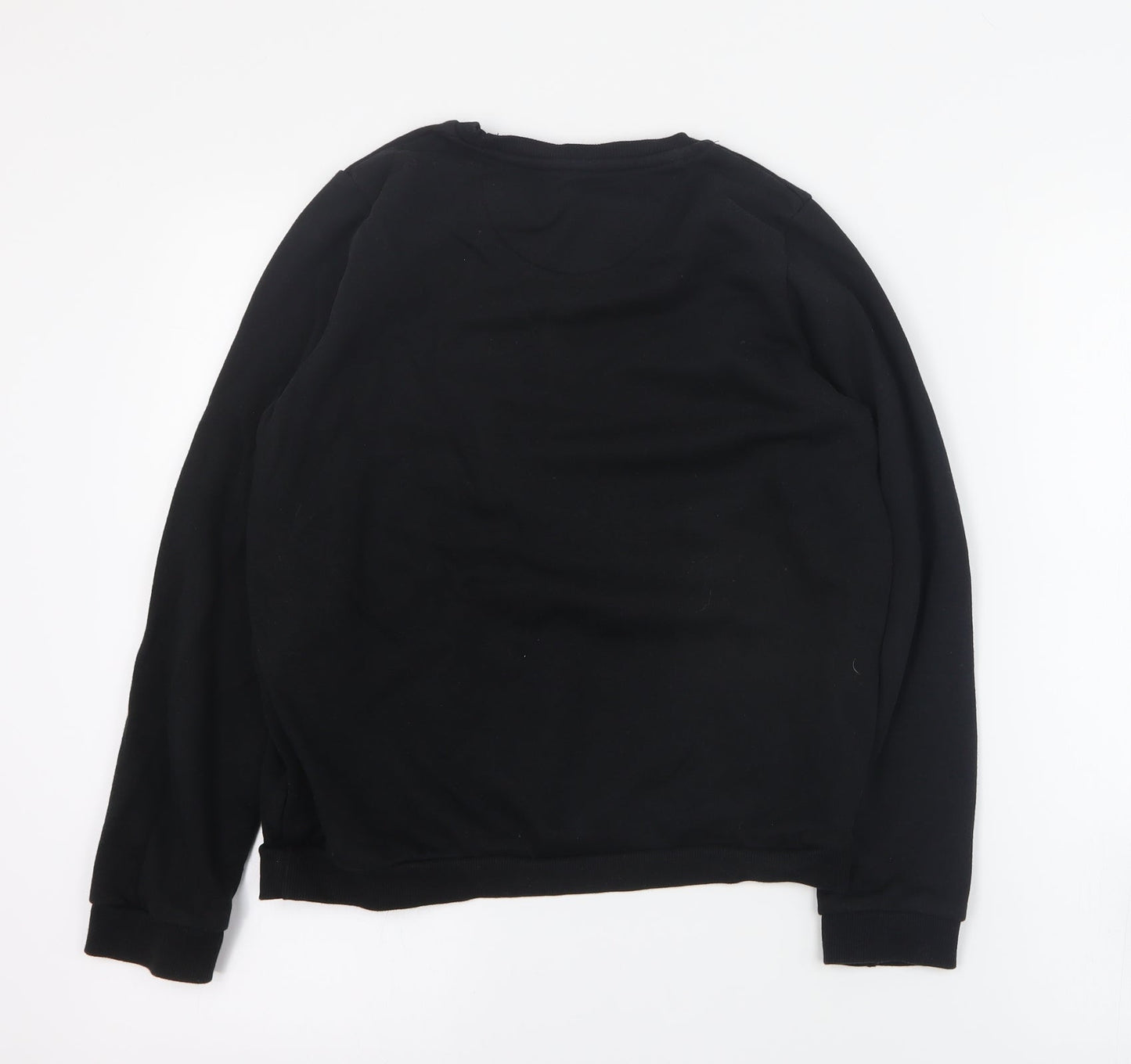 Primark Boys Black  Cotton Pullover Sweatshirt Size 12-13 Years  Pullover