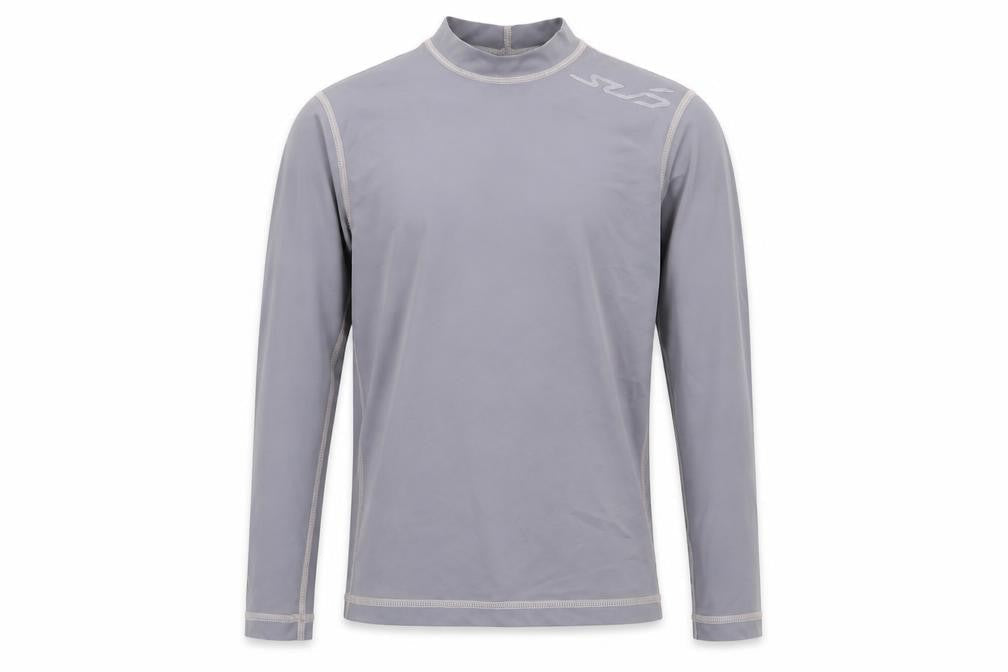 SUD Sports Boys Grey  Nylon Basic T-Shirt Size M High Neck