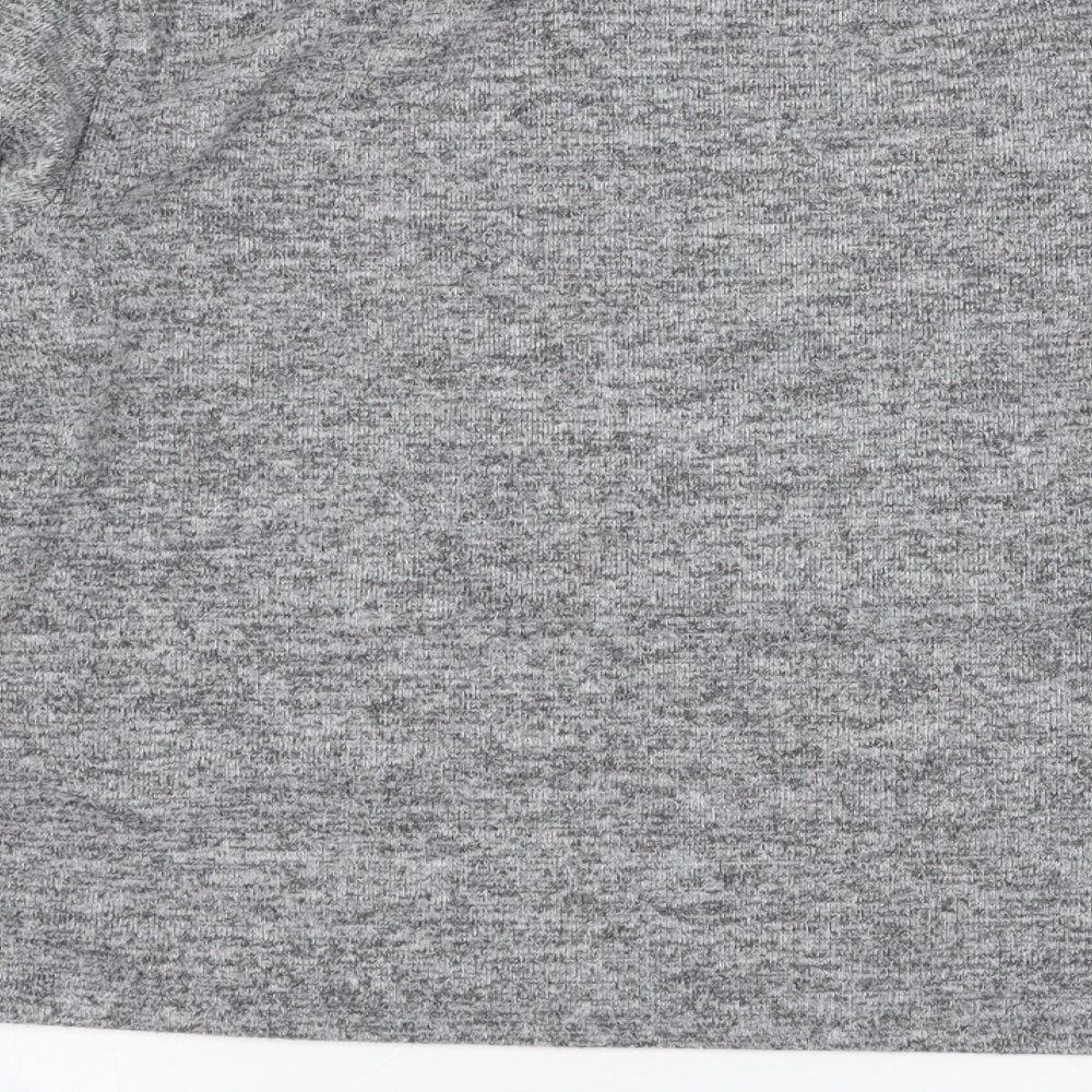 New Look Womens Grey Round Neck  Polyester Pullover Jumper Size L
