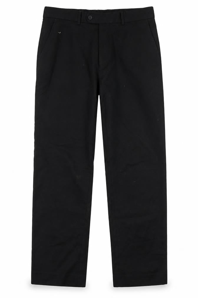 Taylor & Wright Mens Black  Polyester Trousers  Size 34 in L28 in Regular Zip