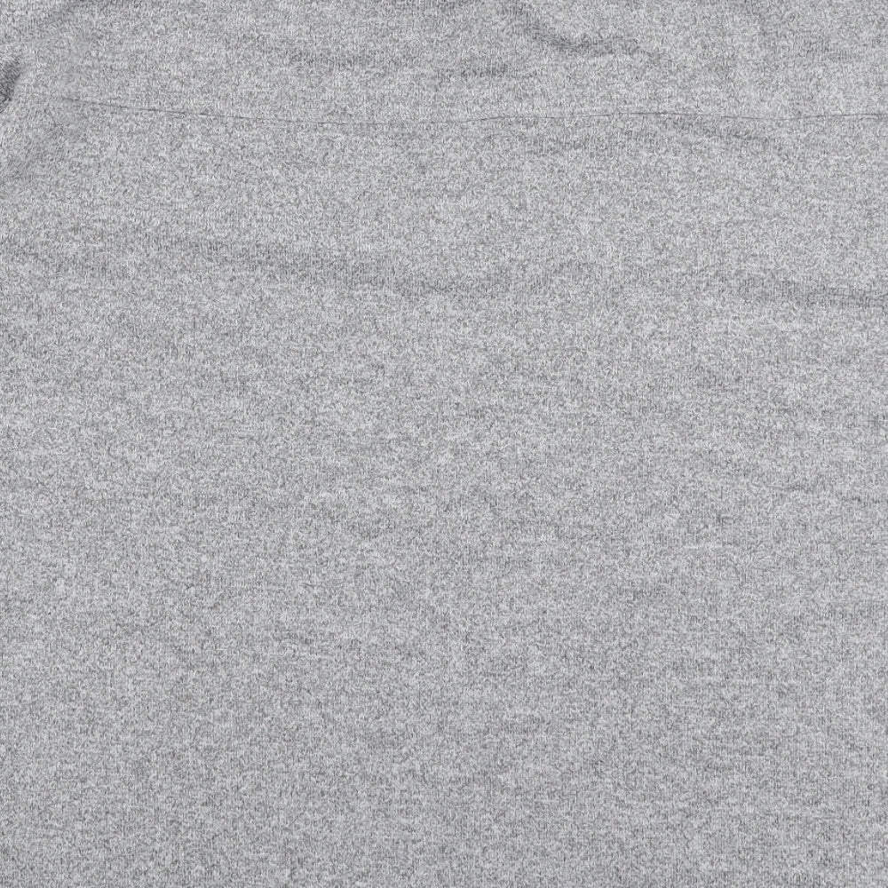 Marks and Spencer Womens Grey High Neck  Polyester Pullover Jumper Size 10