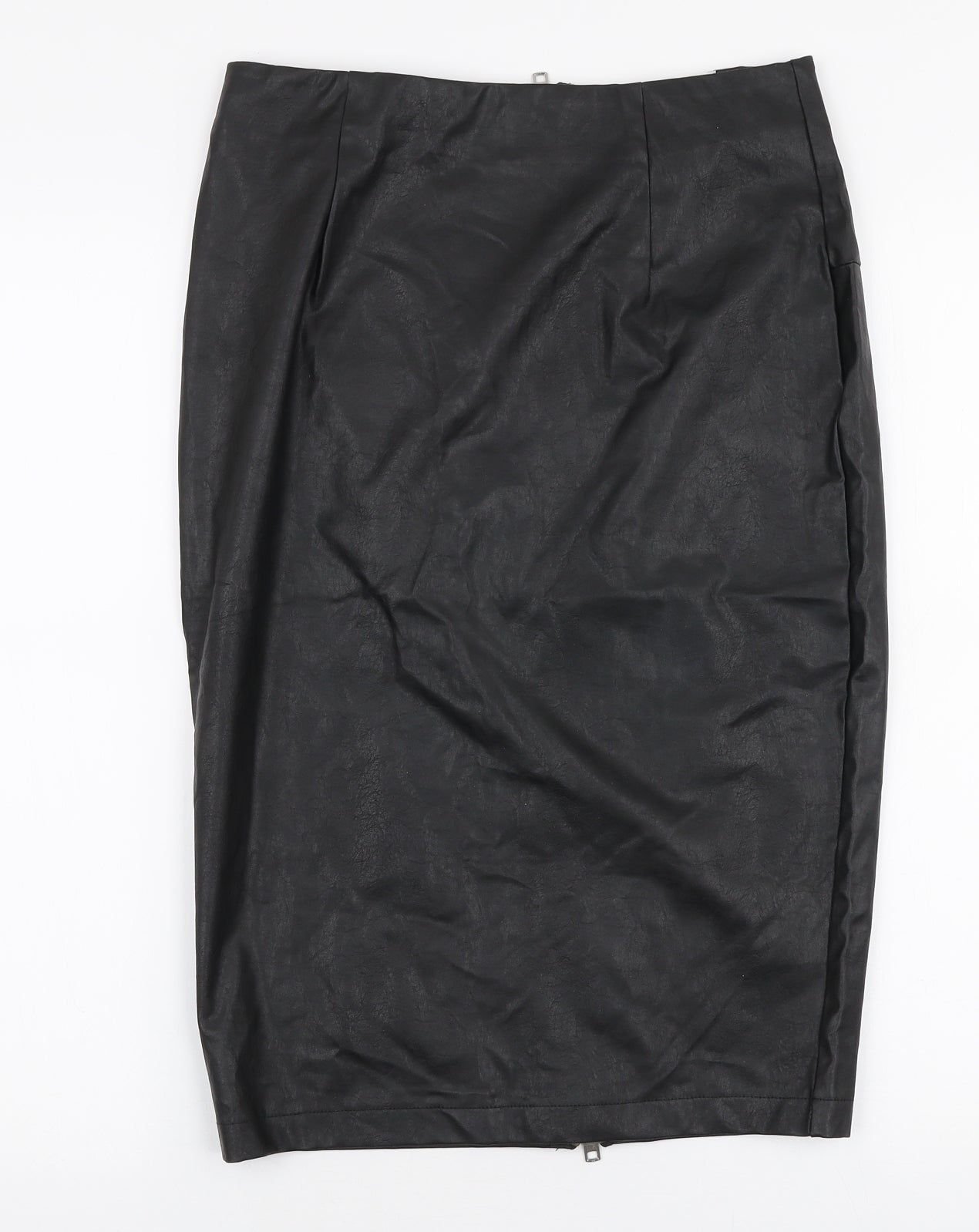 Cherry Koko Womens Black  Polyester Straight & Pencil Skirt Size M   Zip