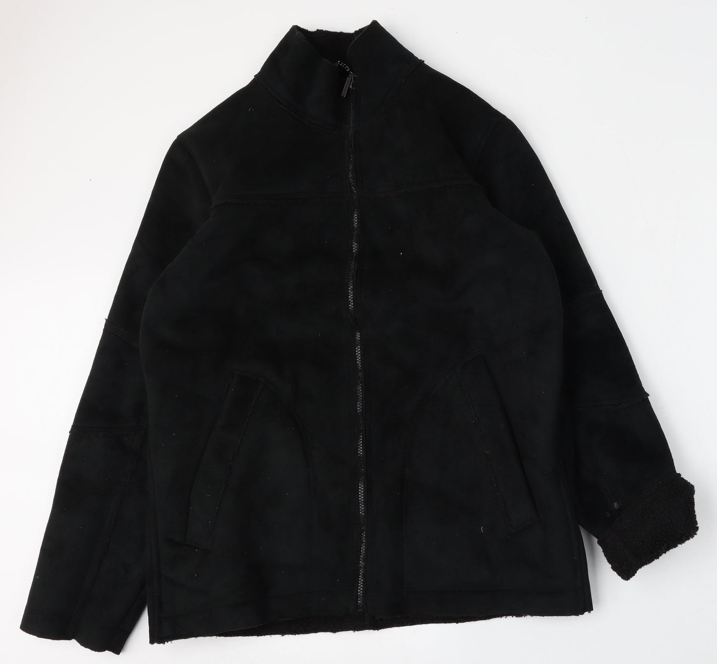 Soul Brother Mens Black   Jacket  Size M  Zip