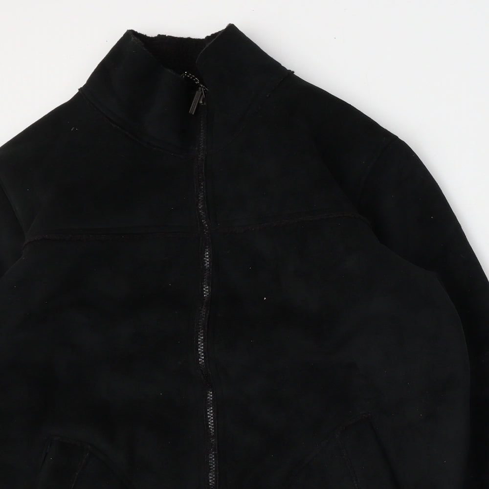 Soul Brother Mens Black   Jacket  Size M  Zip