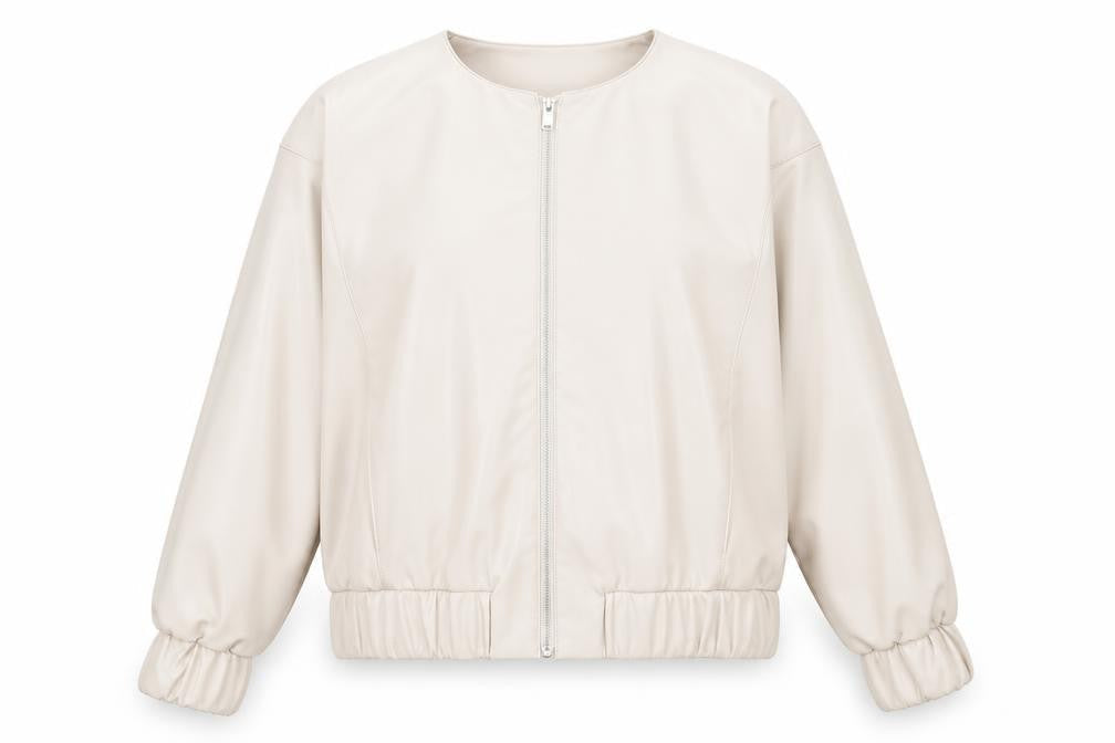 Gallery Womens Beige   Jacket  Size 10  Zip