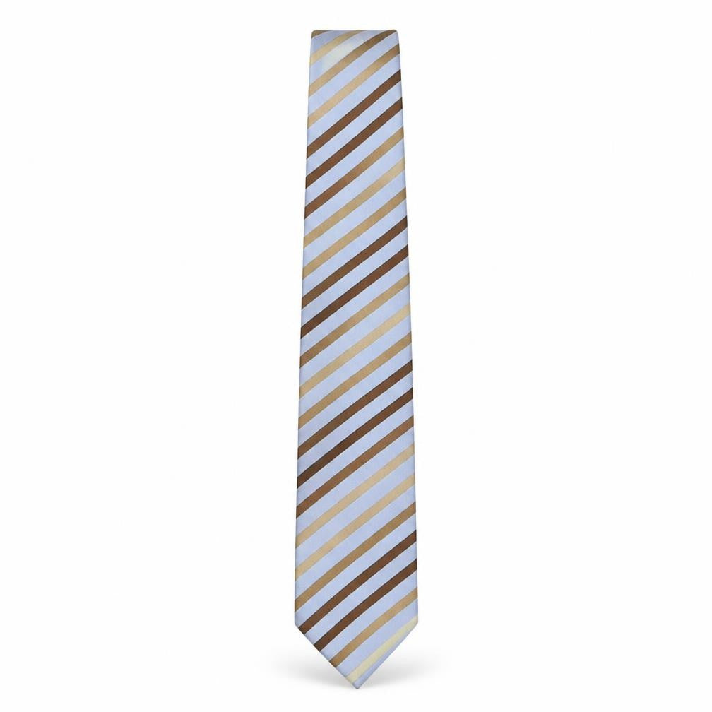 Linea Mens Multicoloured Striped Silk Pointed Tie One Size