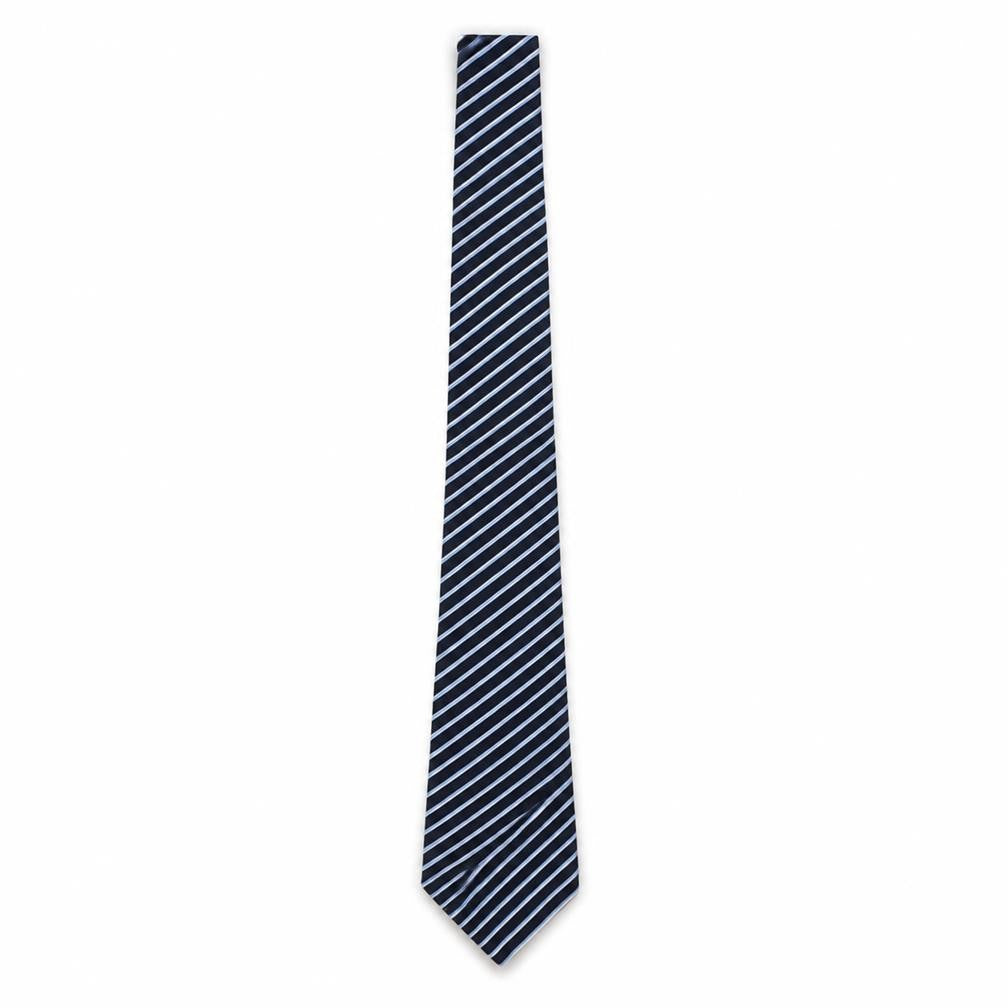 St Michael Mens Multicoloured Striped Polyester Pointed Tie One Size