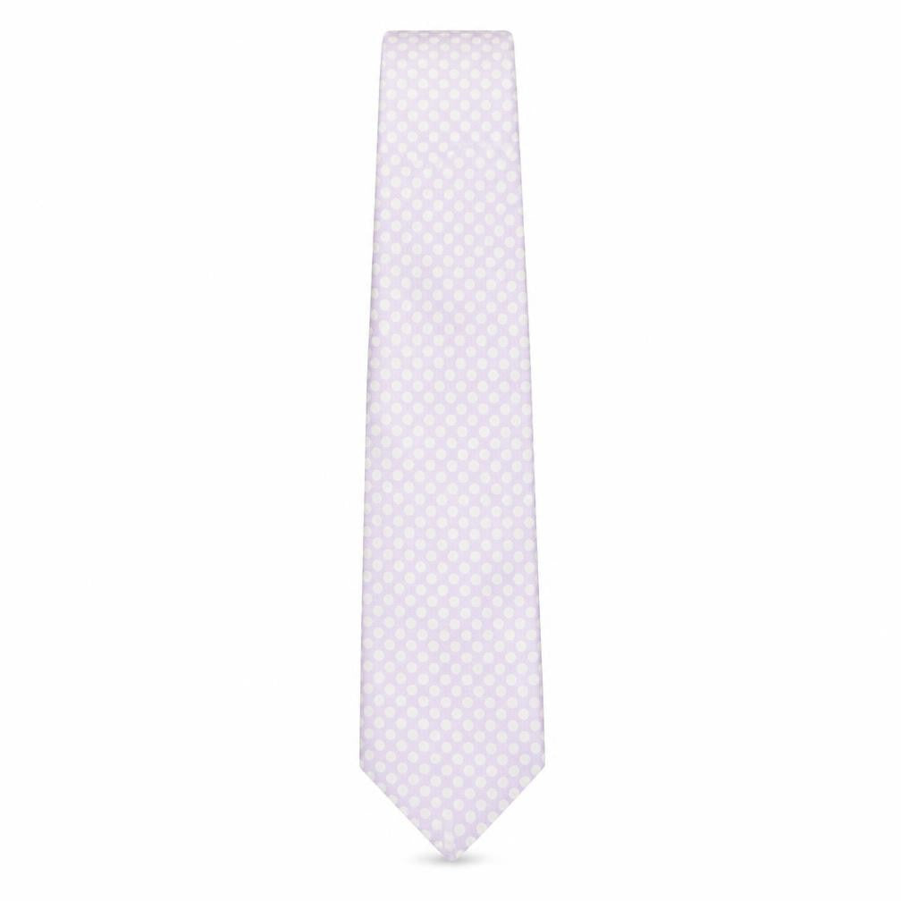Stvdio Mens Pink Polka Dot Silk Pointed Tie One Size