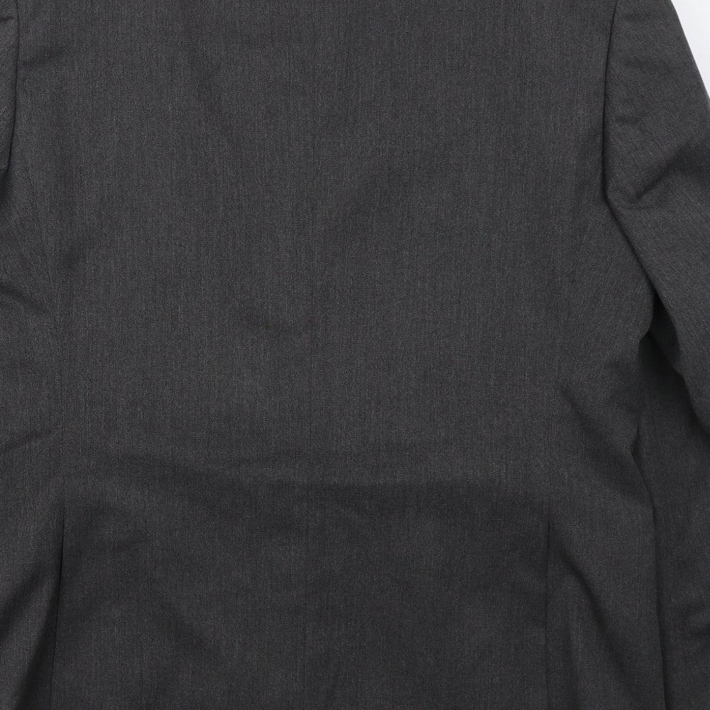 Marks and Spencer Mens Grey  Polyester Jacket Suit Jacket Size 42