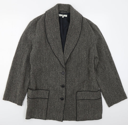 Rosies Womens Grey   Jacket  Size 14  Button