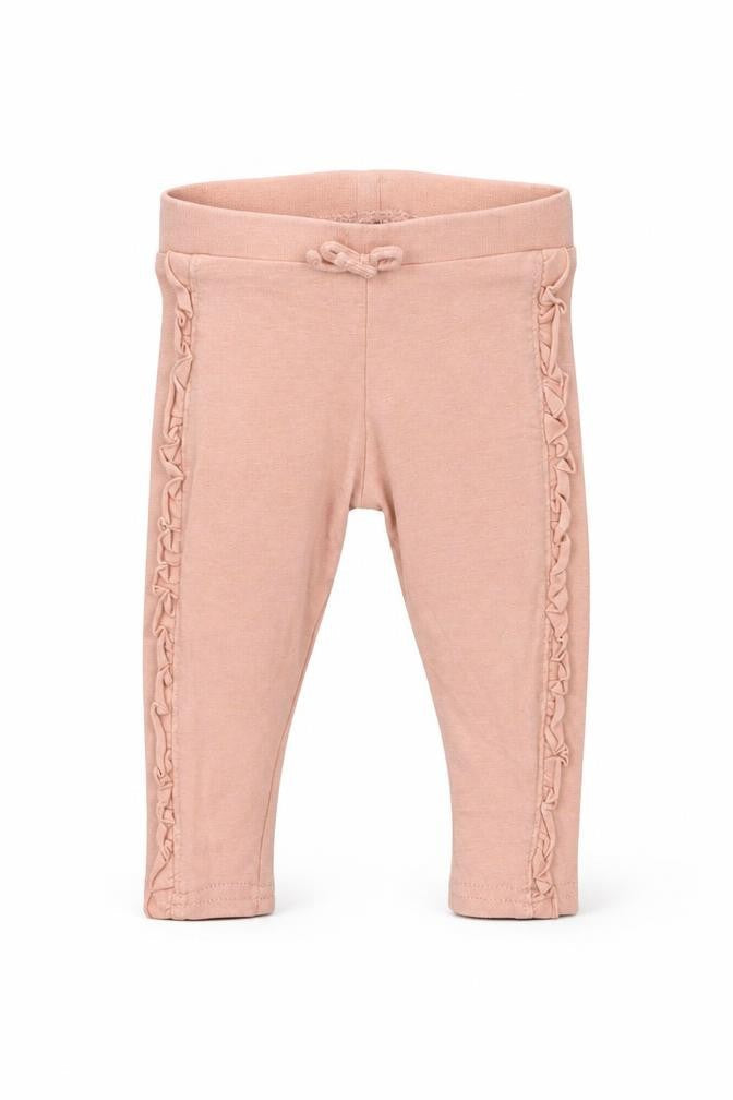 Primark Girls Beige  Cotton Pedal Pusher Leggings Size 6-9 Months