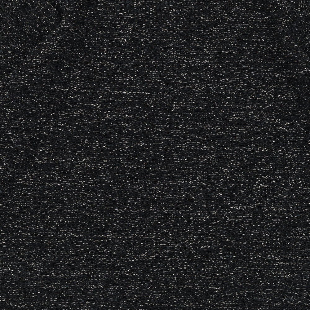 BM Womens Black Round Neck  Polyester Pullover Jumper Size S