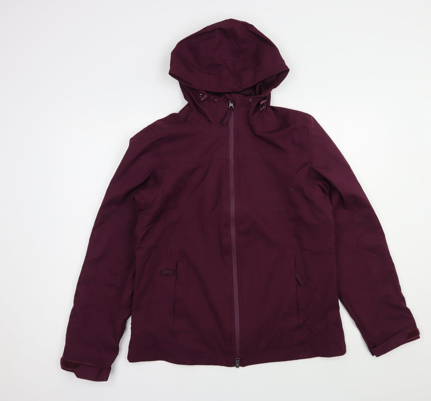 Crane Womens Purple   Windbreaker Jacket Size 8  Zip