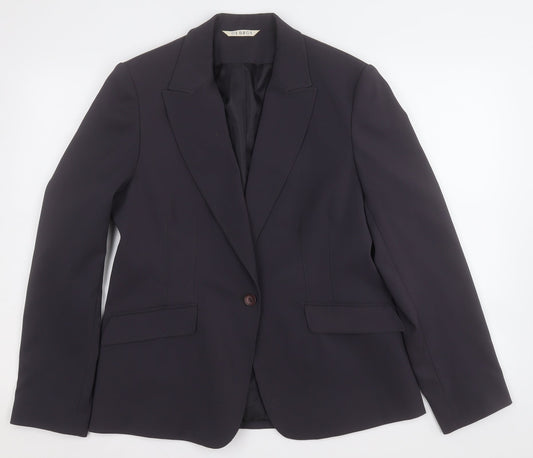 George Womens Grey   Jacket Blazer Size 14  Button