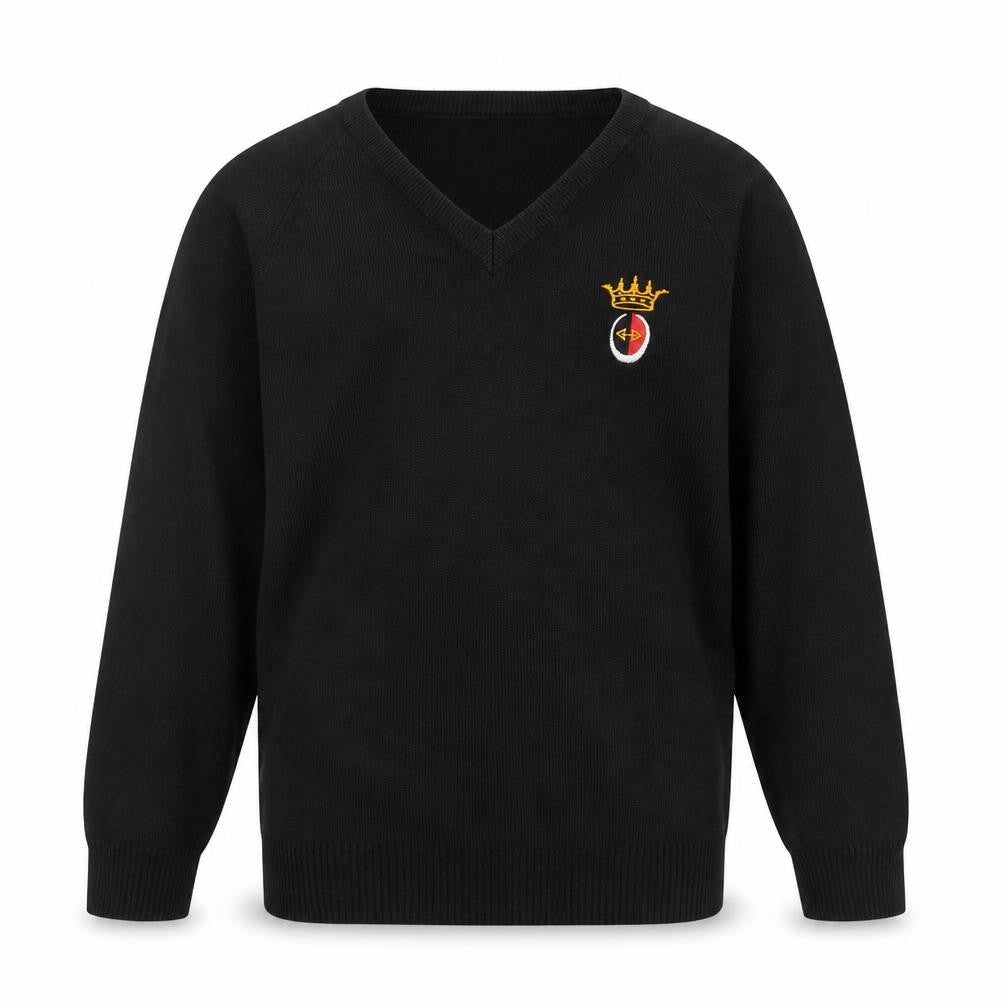 Performa Boys Black  Cotton Pullover Sweatshirt Size 9-10 Years