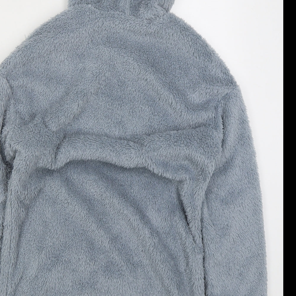 SheIn Girls Blue  Polyester Pullover Hoodie Size 10 Years  Pullover