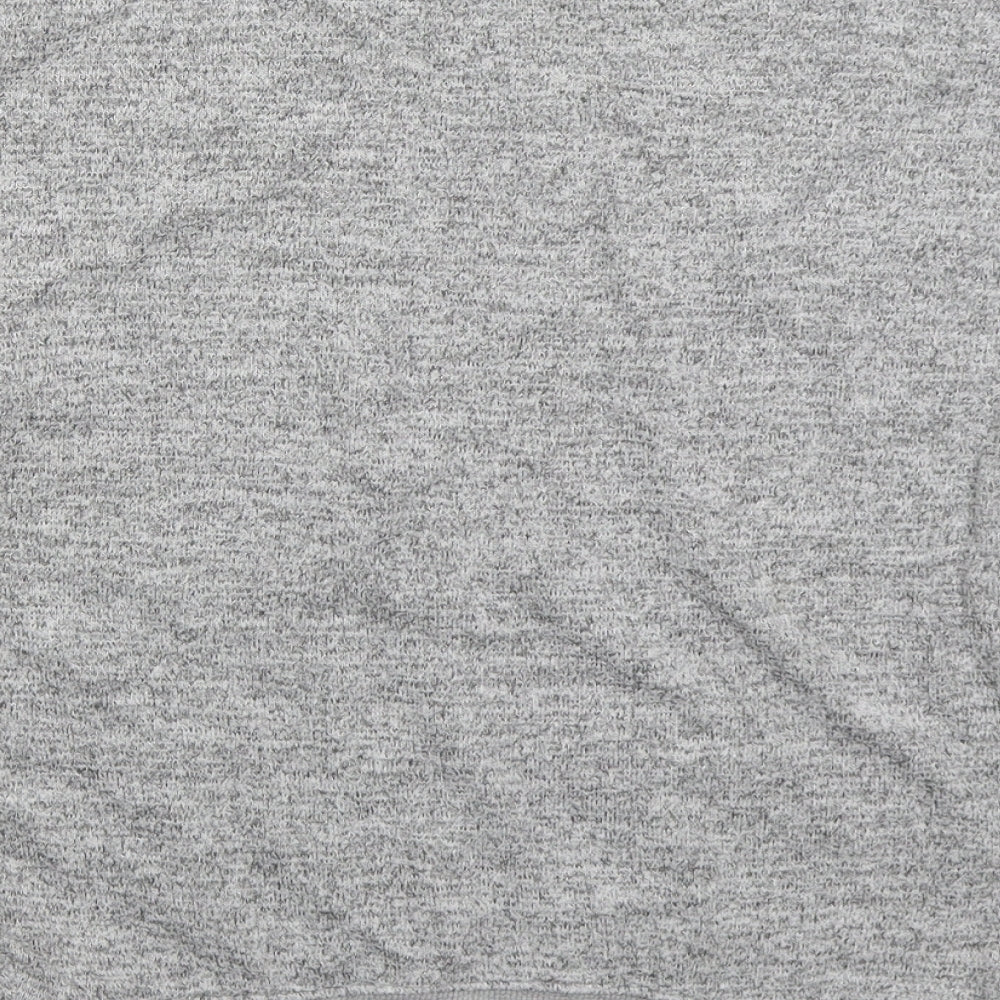 Topshop Womens Grey  Viscose Pullover Sweatshirt Size 4  Pullover