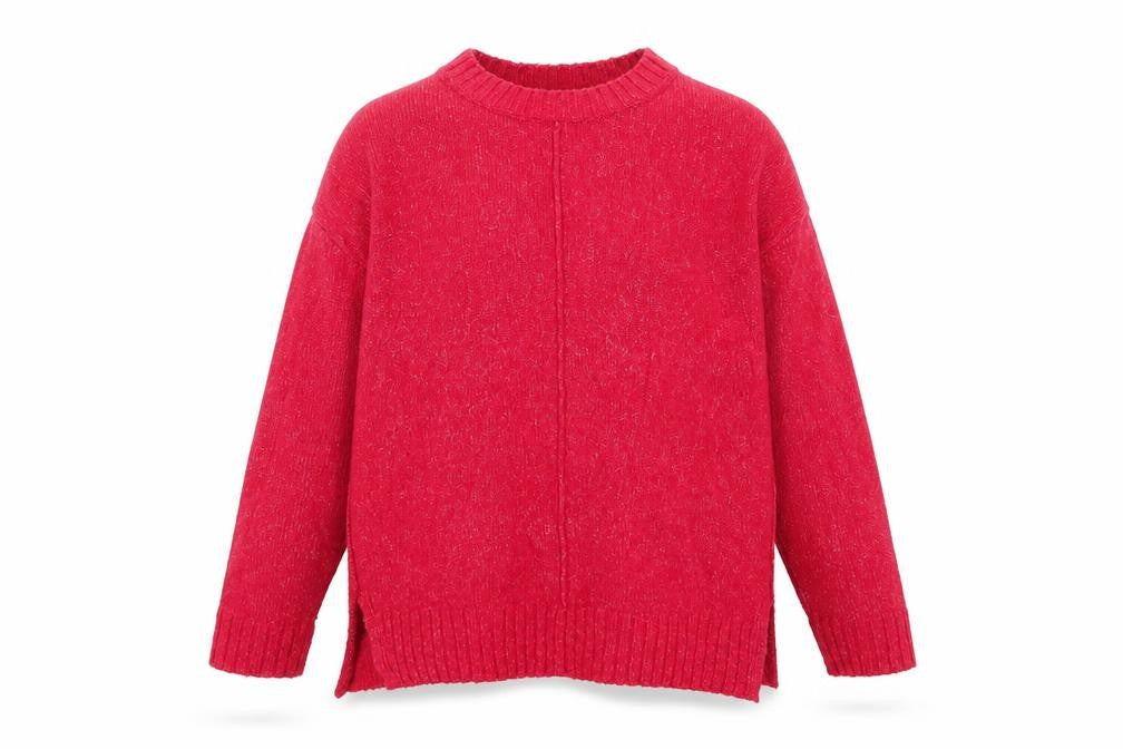 Marks and Spencer Mens Pink Round Neck  Acrylic Pullover Jumper Size M