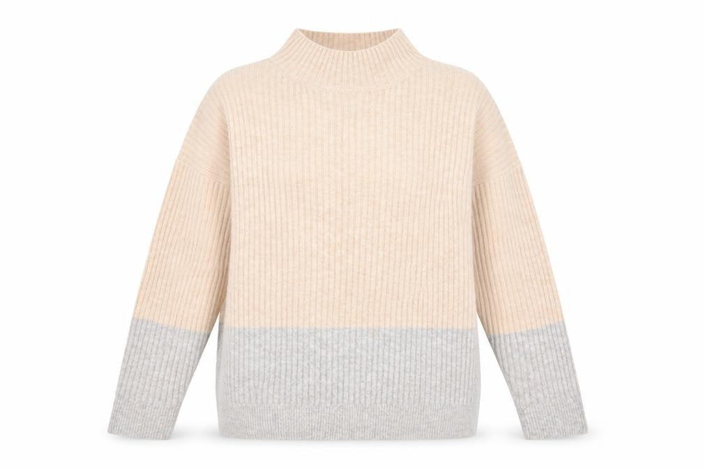 Marks and Spencer Womens Multicoloured Round Neck  Acrylic Pullover Jumper Size S