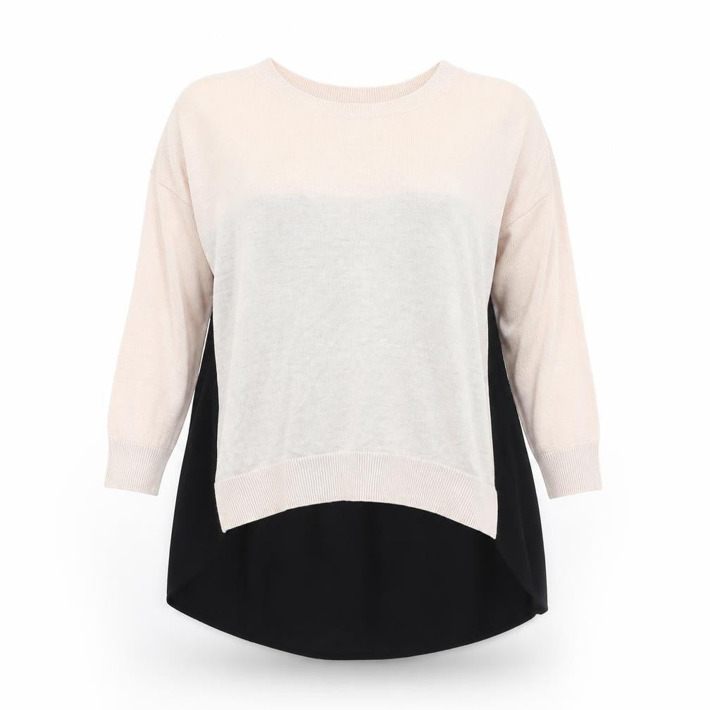 River Island  Womens Multicoloured  Viscose Basic Blouse Size 6 Round Neck