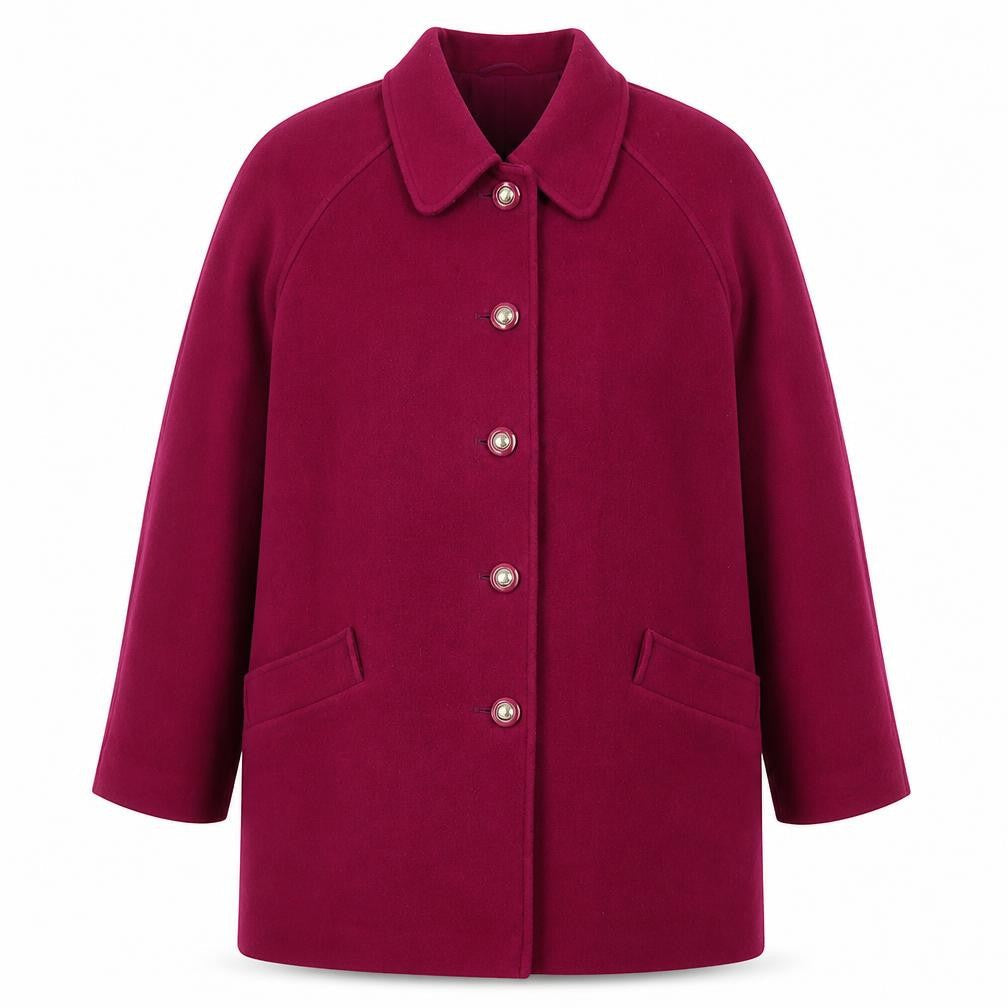 Eastex Womens Purple   Jacket Coat Size 12  Button