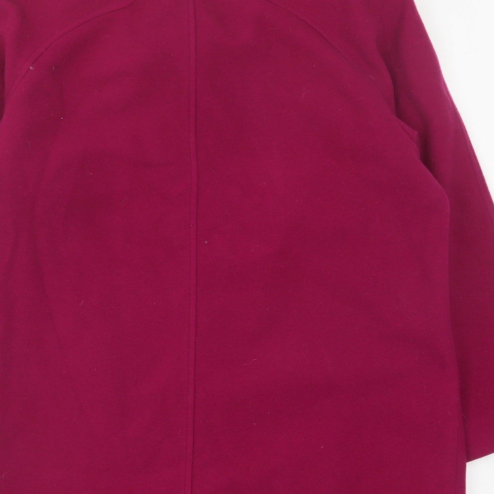 eastext Womens Purple   Jacket Coat Size 12  Button
