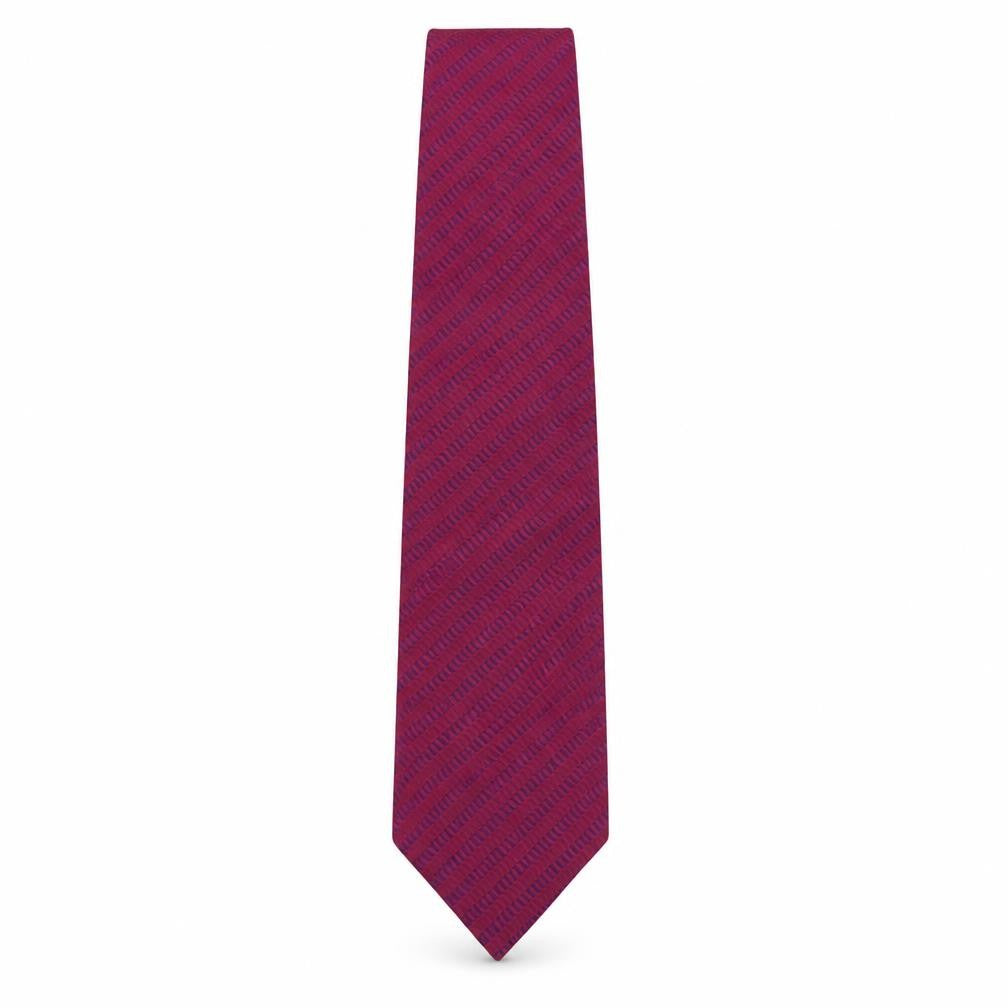 Linea Mens Multicoloured Striped Silk Pointed Tie One Size