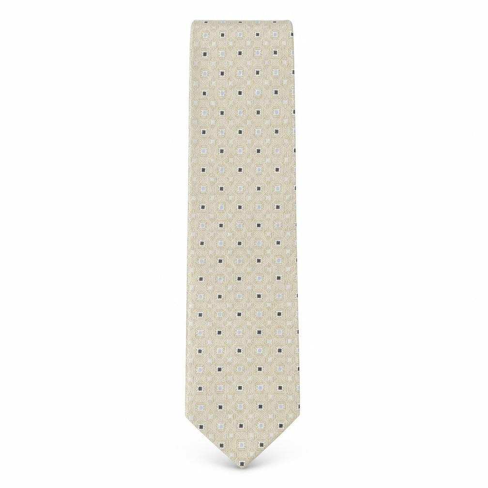 Michelsons  Mens Multicoloured Plaids & Checks Silk Pointed Tie One Size