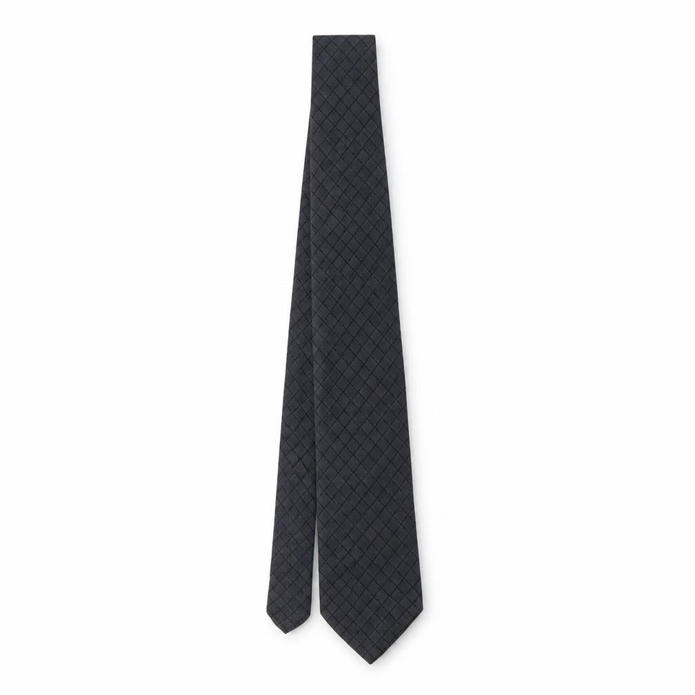 Michaelis Mens Blue Plaids & Checks Silk Pointed Tie One Size