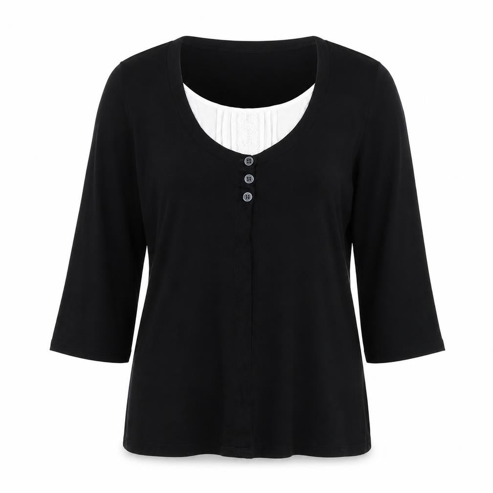 Marks and Spencer Womens Black Round Neck  Viscose Cape Jumper Size 12